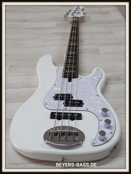 Lakland Skyline 44-64C Custom, White Gloss